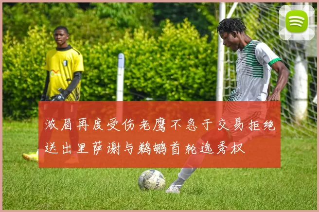 浓眉再度受伤老鹰不急于交易拒绝送出里萨谢与鹈鹕首轮选秀权